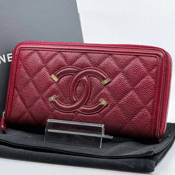 ❤️CHANEL Filigree Long Wallet ❤️ - Picture 1 of 16